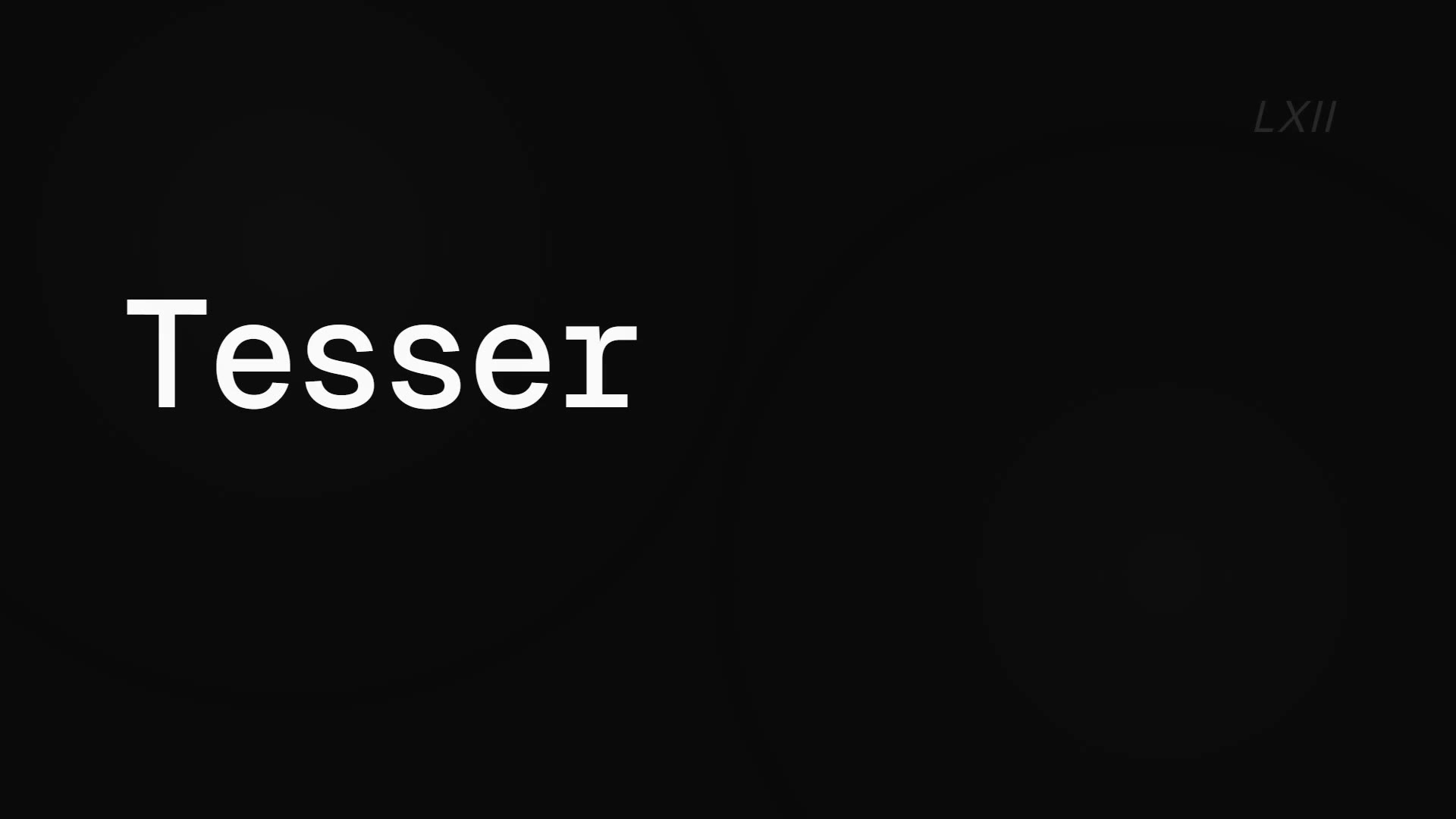 Tessera launch demo — 41-second walkthrough